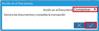 Acción Completar