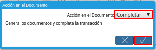 Acción Completar