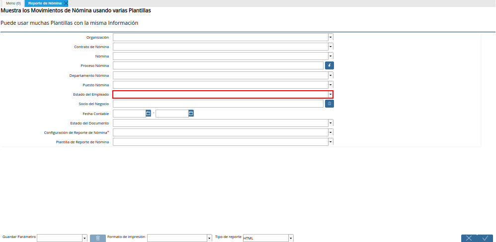 Campo Estado del Empleado
