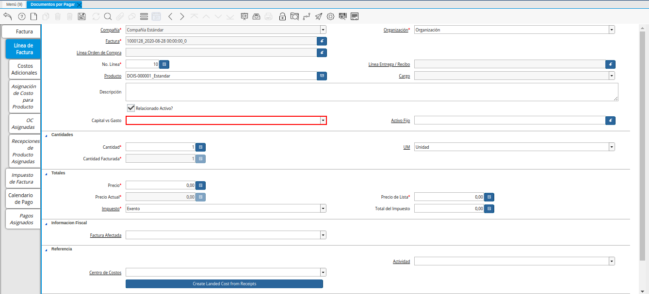 Campo Capital vs Gasto