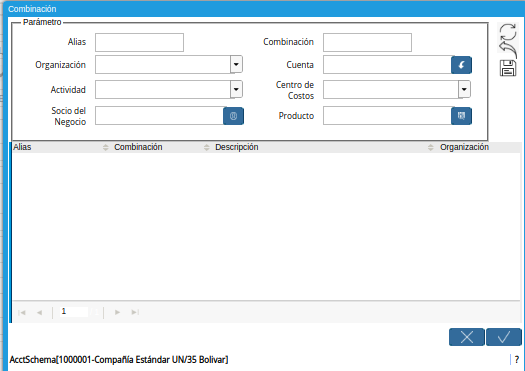 Ventana Combinación