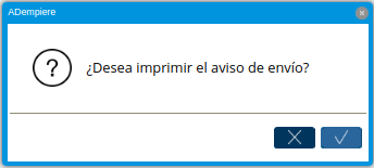 Mensaje de Confirmación