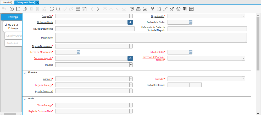 Ventana Entregas Cliente
