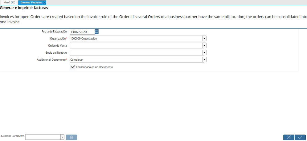 Ejemplo de un Proceso