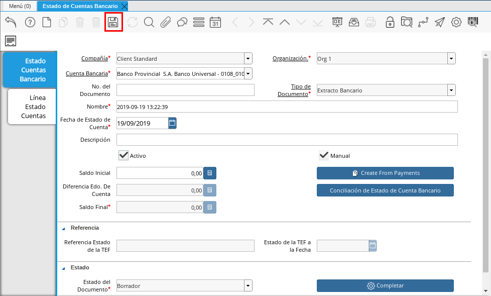 Icono Guardar Cambios
