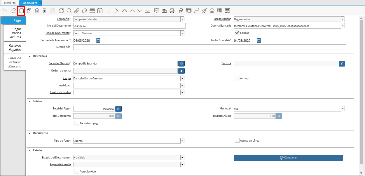 Icono Registro Nuevo