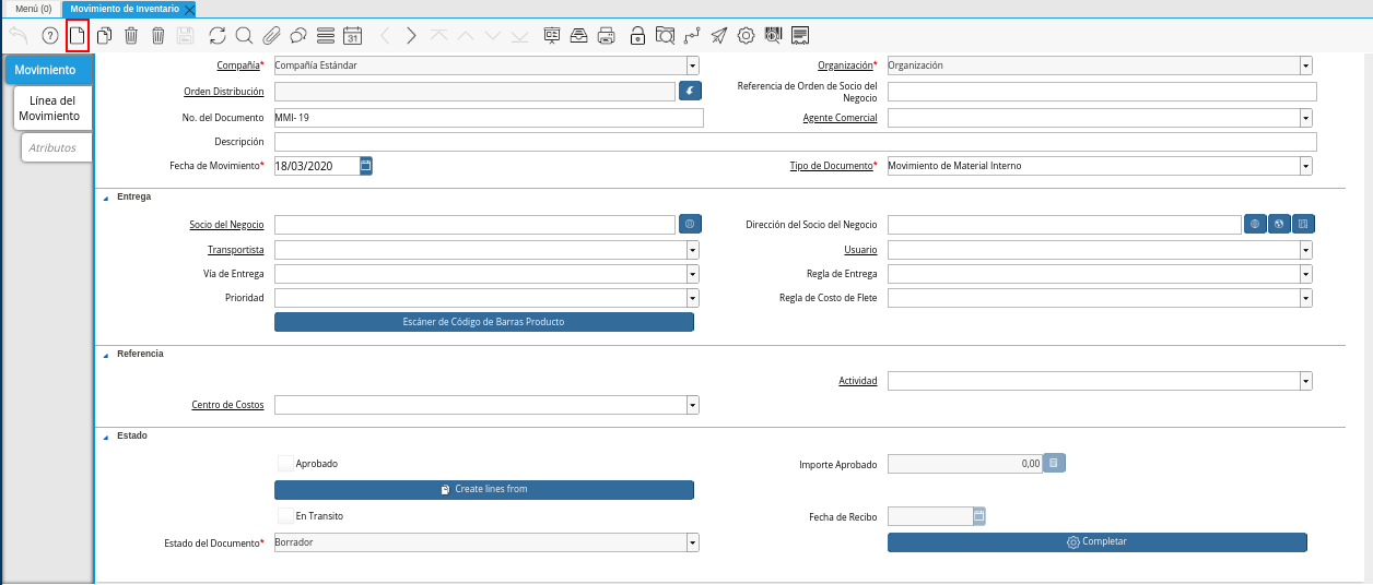 Icono Registro Nuevo