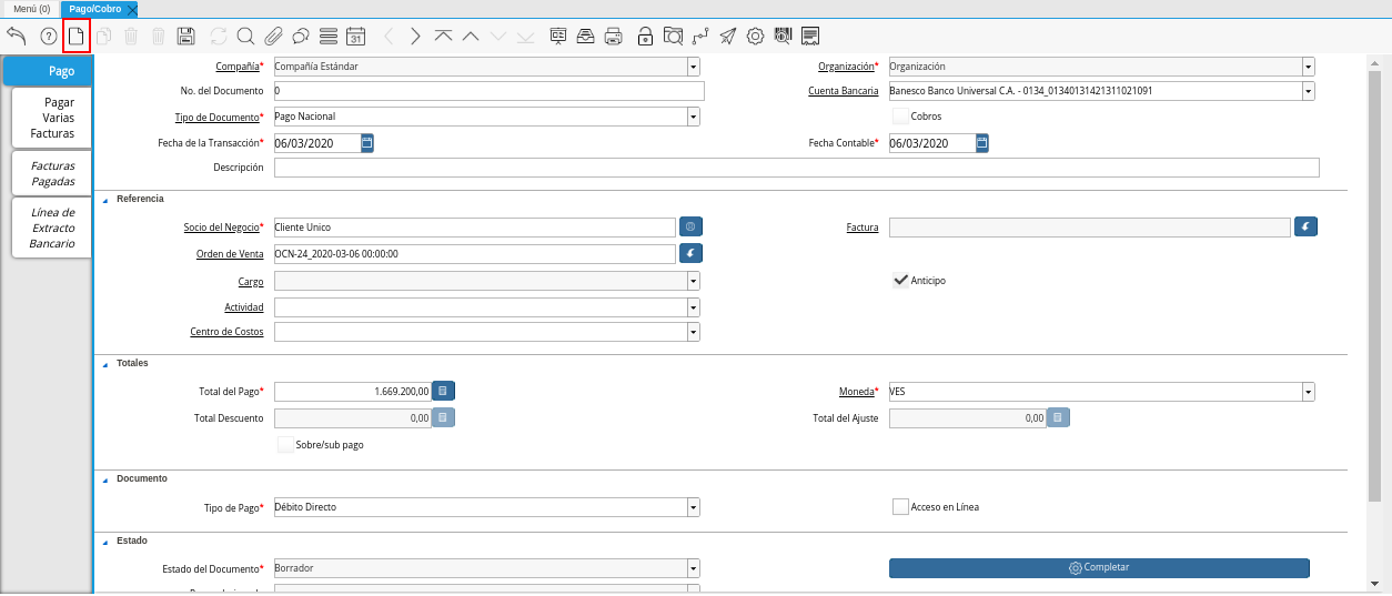 Icono Registro Nuevo