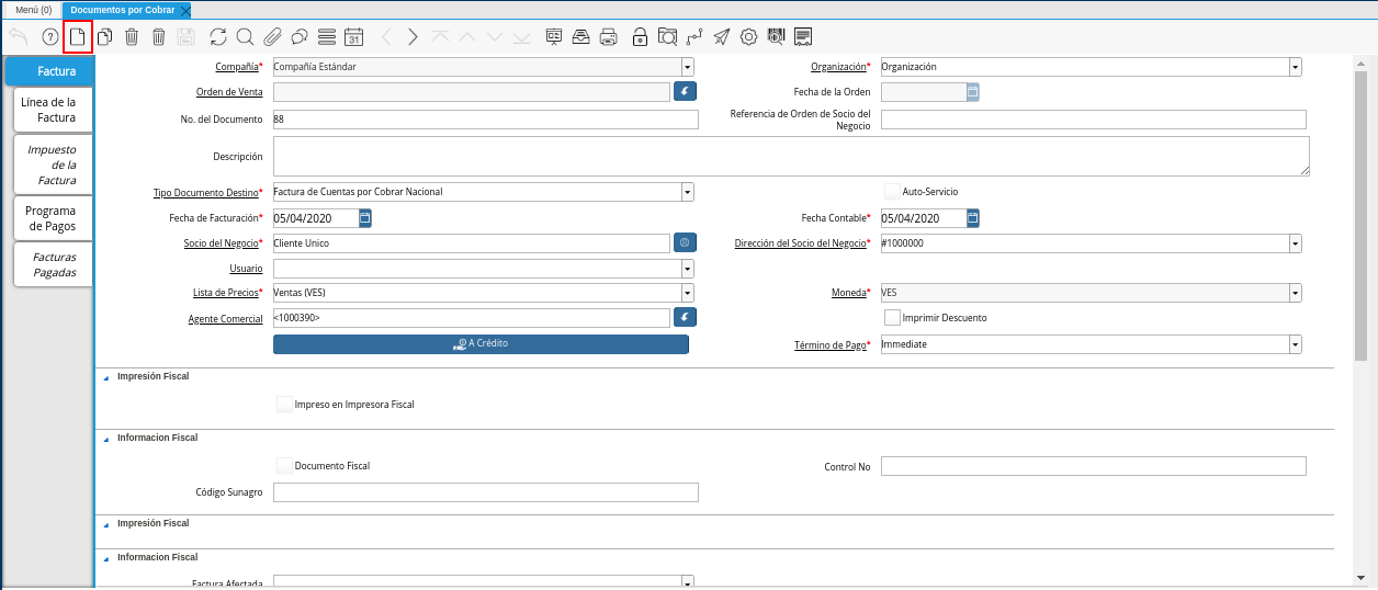 Icono Registro Nuevo