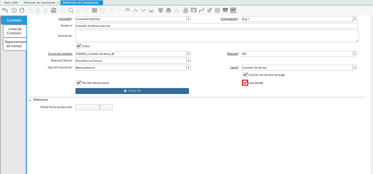 Checklist Lista Detalle