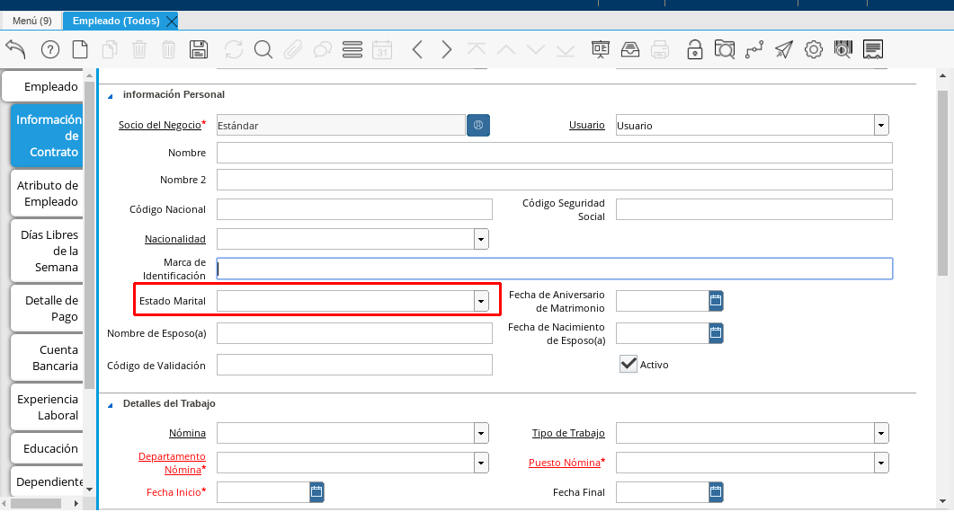 Campo Estado Marital2