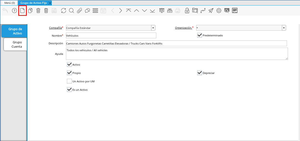 Icono Registro Nuevo