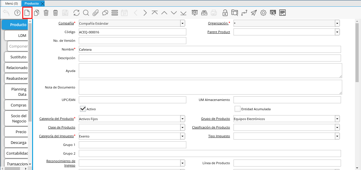 Icono Registro Nuevo