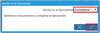 Acción Completar