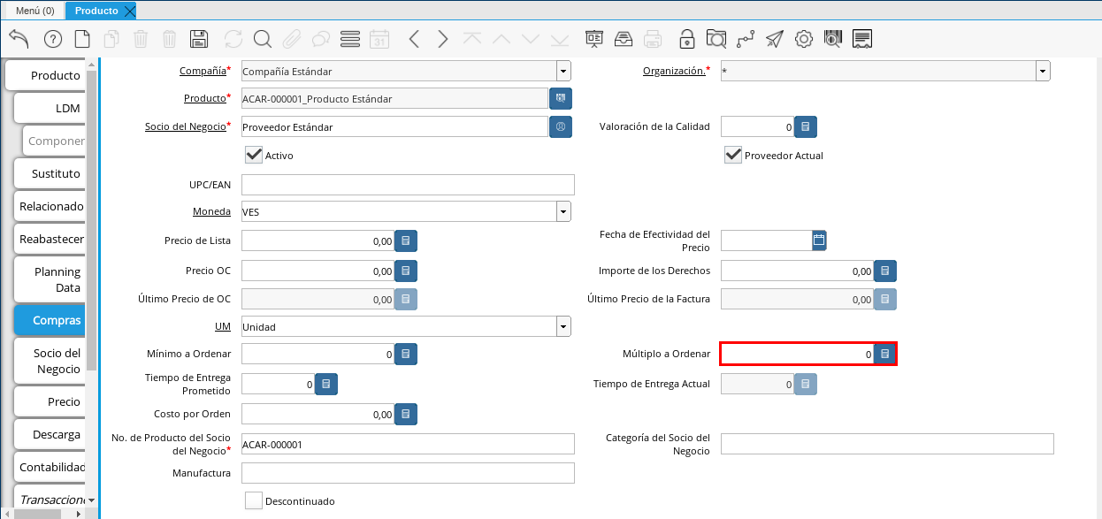 Campo Múltiplo a Ordenar