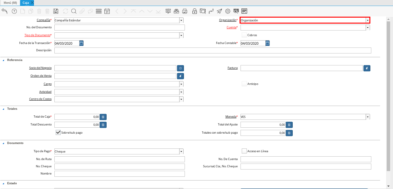 Campo Organización 1