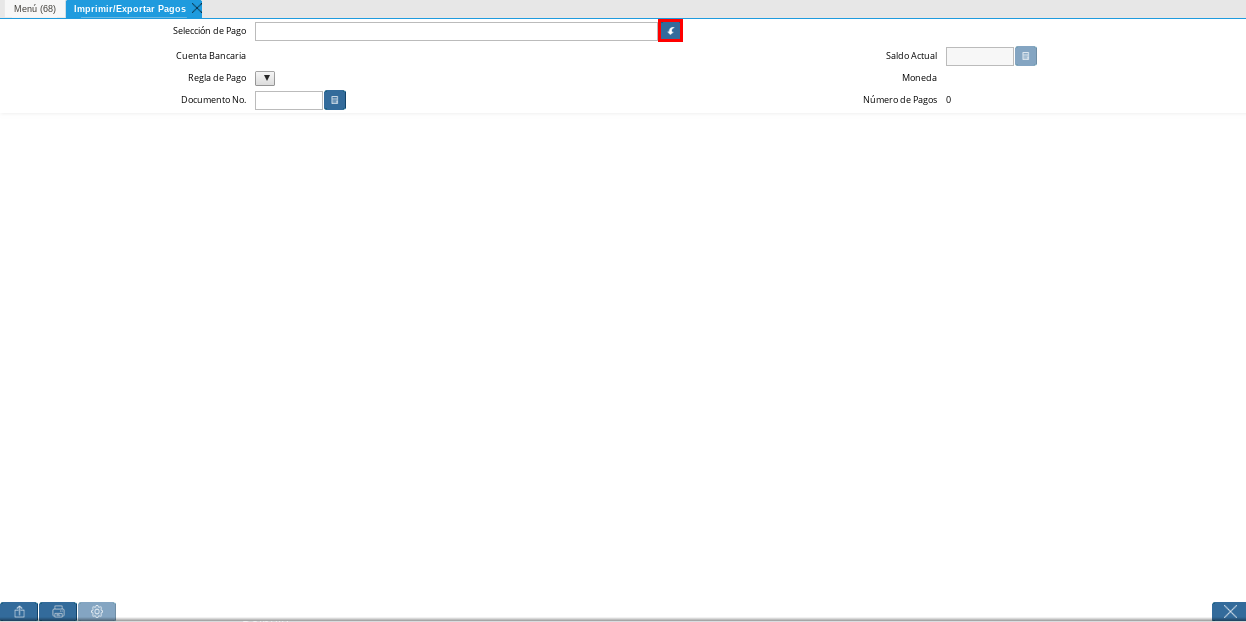 Identificador del Campo Selección de Pago