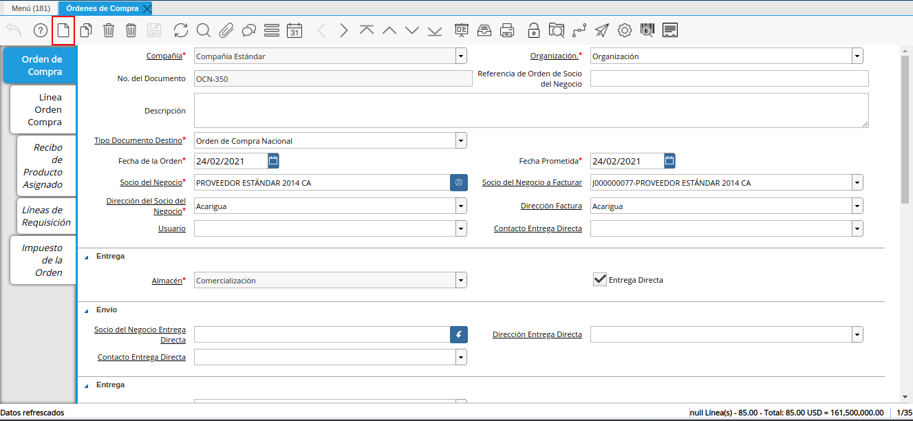 icono de registro nuevo orden multimoneda