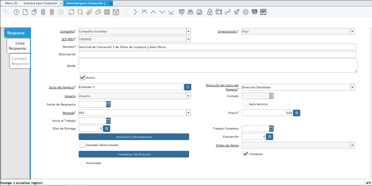 Caso Solicitud con Respuesta 3
