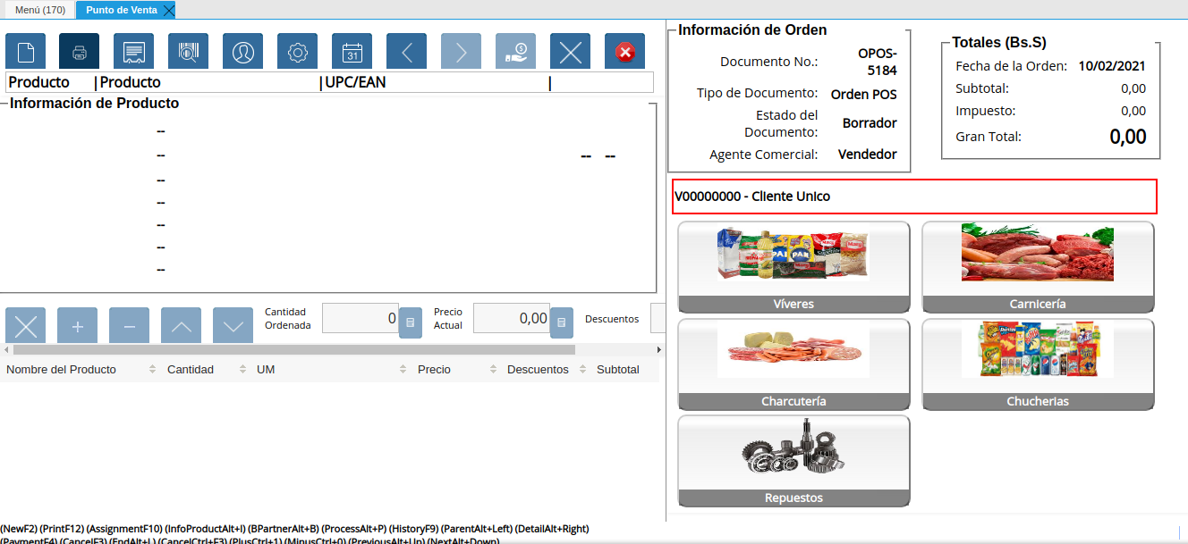 seleccionar cliente para la venta