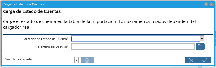 Ventana Extracto Bancario