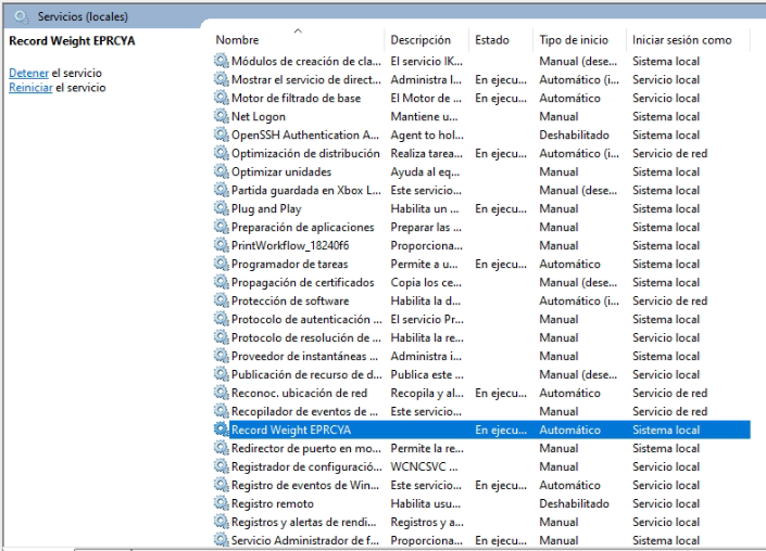 Servicio de Windows