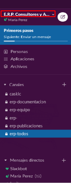Nombre Espacio Trabajo