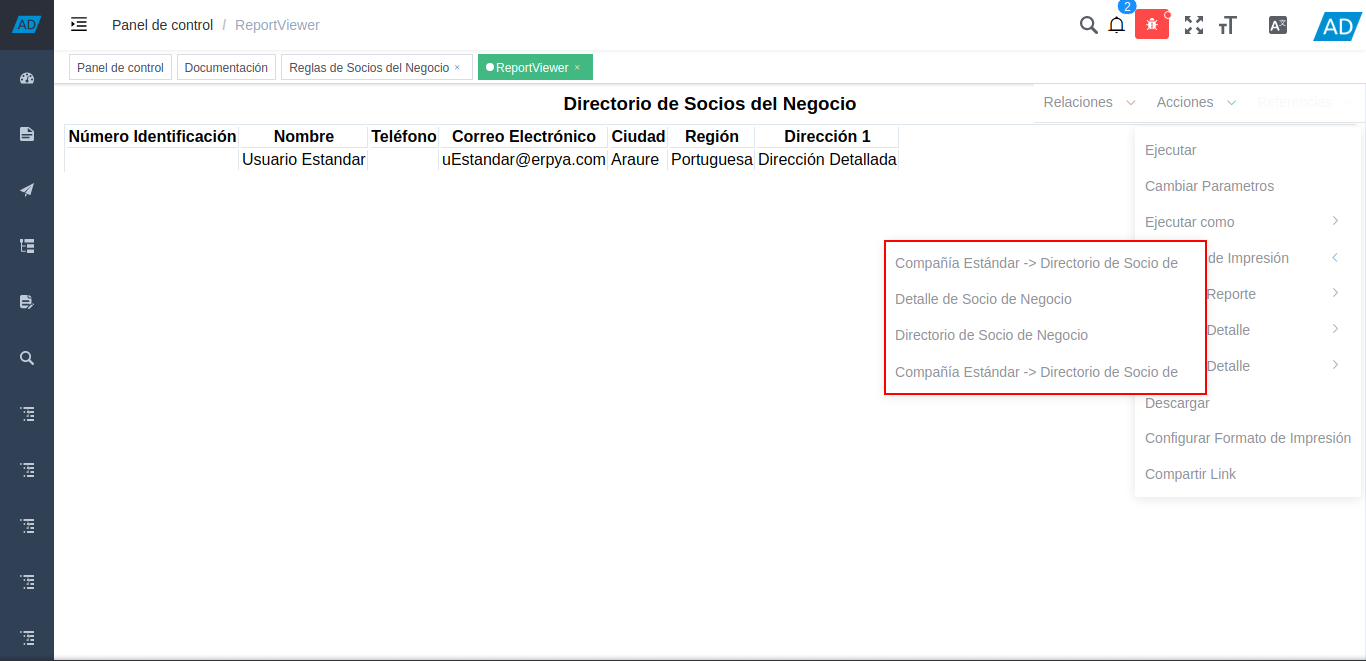 cambiar formato de impresión