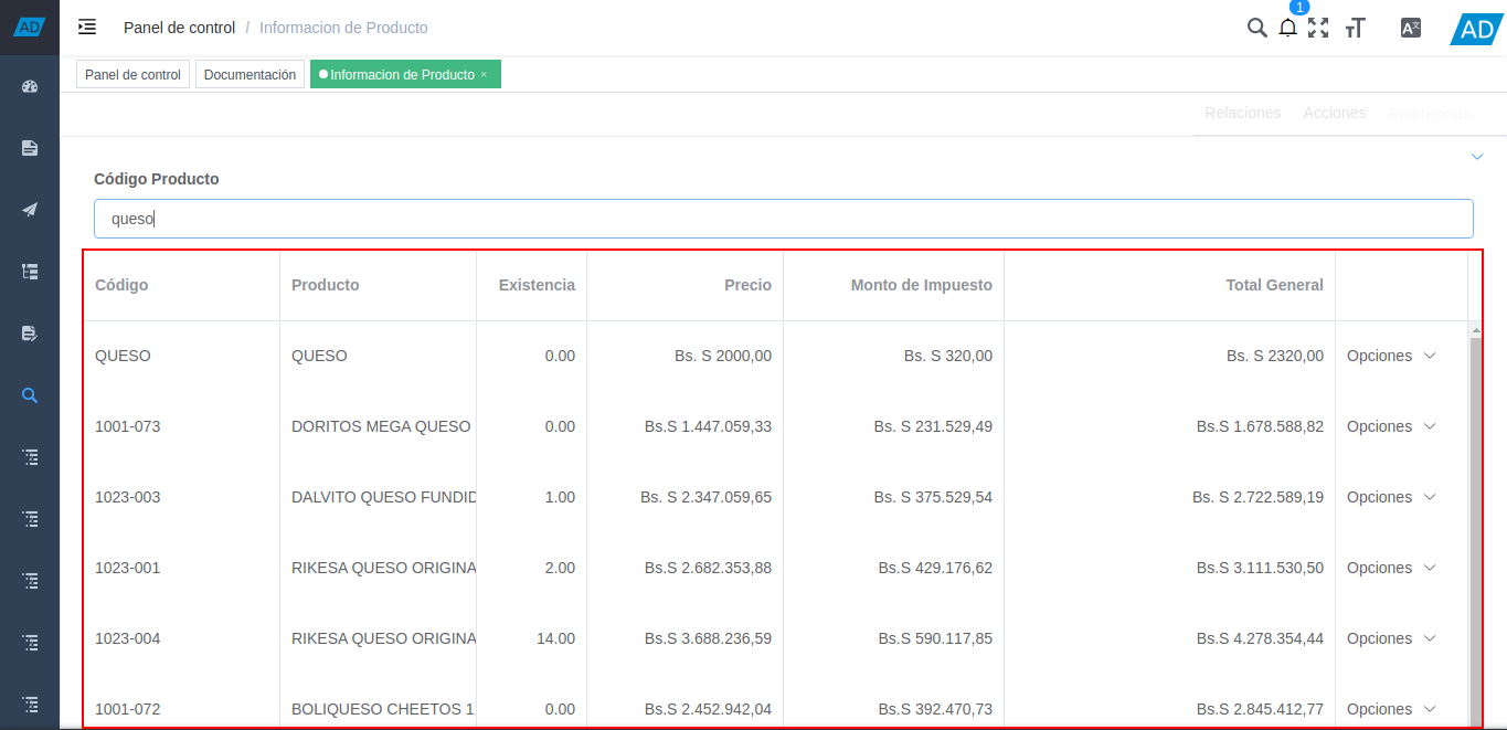 resultado de búsqueda