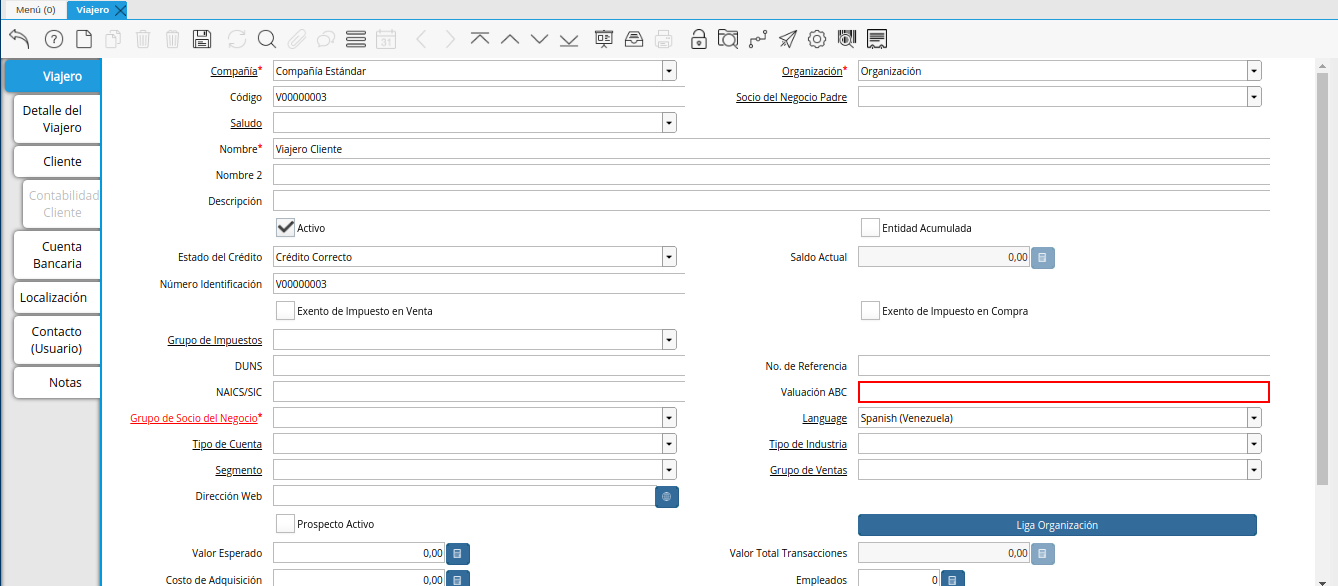campo valuación abc de la ventana viajero