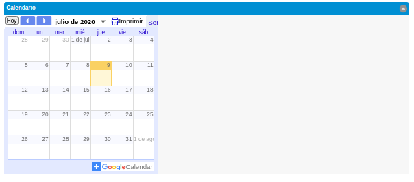 Calendarios