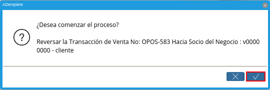 Mensaje de Confirmación