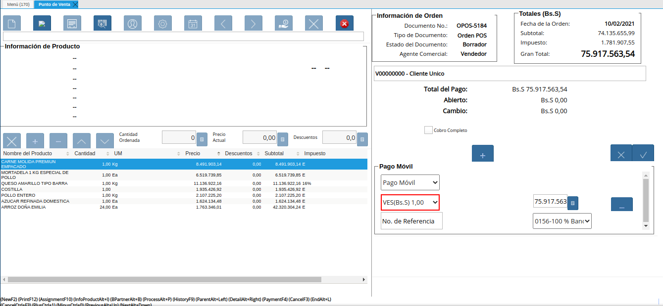 Campo Moneda del Pago Especial del Icono Pago de la Ventana Punto de Venta