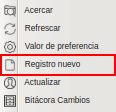 Registro Nuevo
