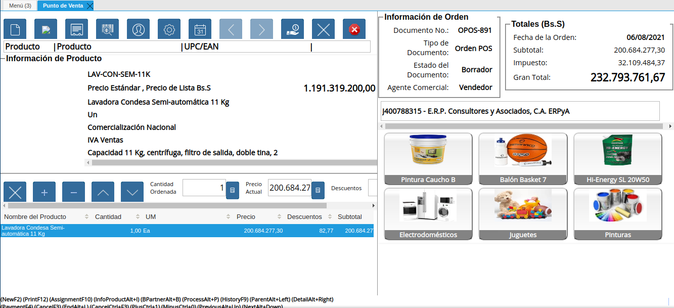 nueva orden de venta del proceso copiar orden desde otra