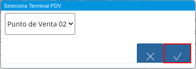 Seleccionar la Opción OK